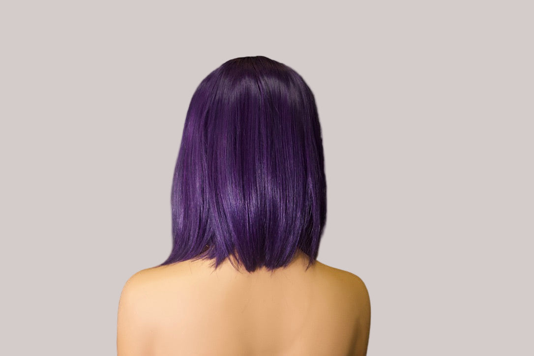 Violet Bob with Blunt Cut